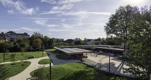 Groupe scolaire et gymnase à Saint-Cyr-sur-Loire